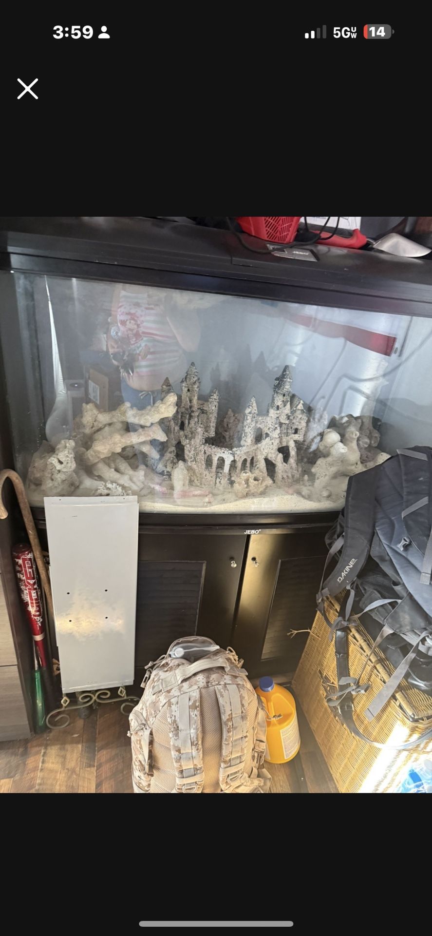 Fish Tank Big With 1000 Assesories