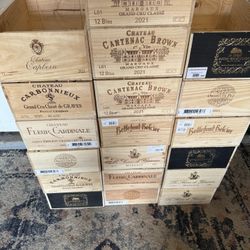Wine Crates For Projects 