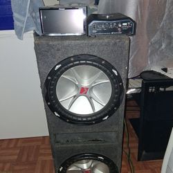 Speakers amp and stereo