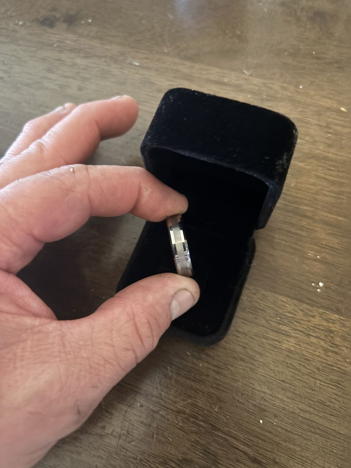 Men’s Tungsten Wedding Ring Size 12.5