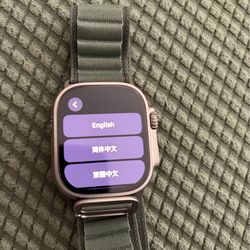 Apple Watch Ultra 1st Gen (49mm Titanium) really great condition  with charger cable