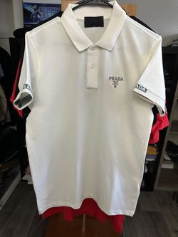 Prada White Polo Shirt 2for$100 in polo free shipping