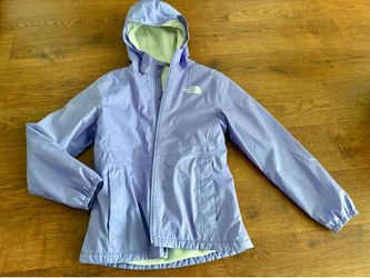 The North Face Girls warm storm rain Jacket size L