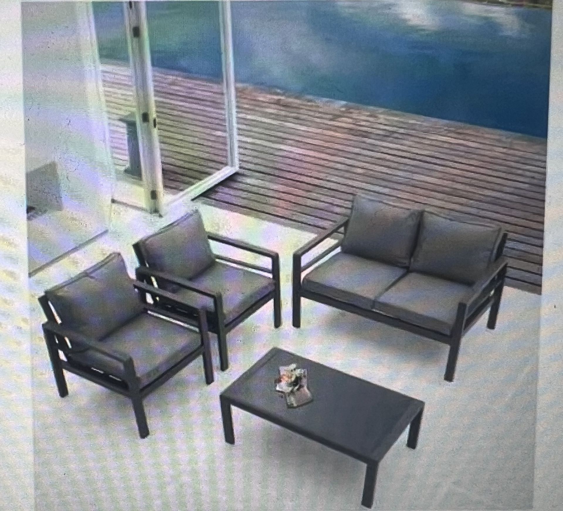4 Pieces Patio Set, New In Boxes