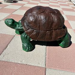 New Turtle Made Out Of Cement Perfect Gift 