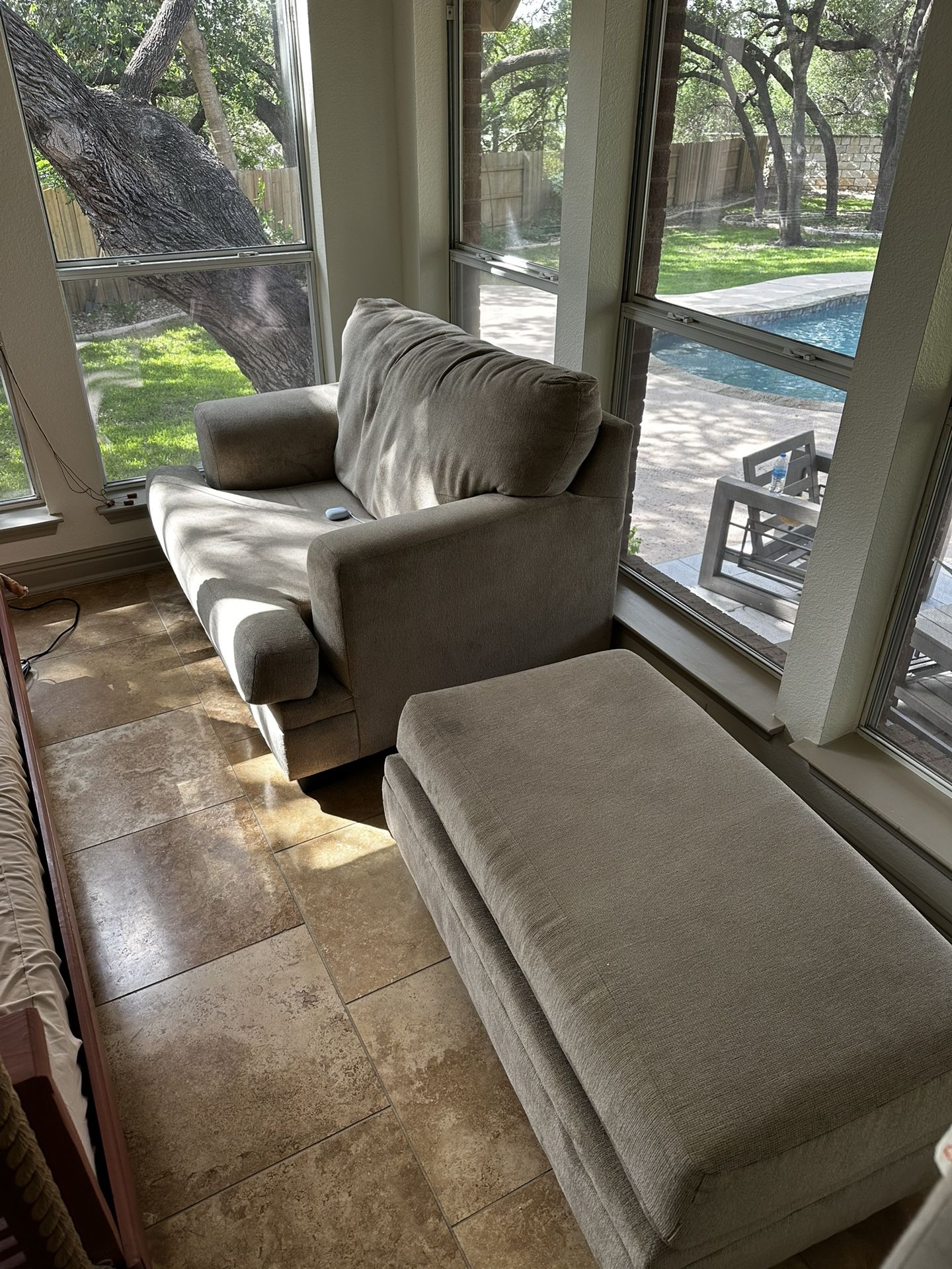 Ashley Furniture Dorsten Oversized Chair + Ottoman – $400 (Set)