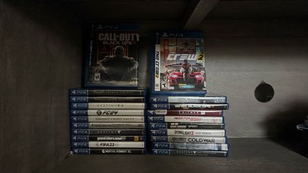 Selling  21 ps4 games for 150$
