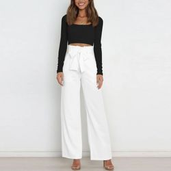 Fashion Nova white Pant size XL