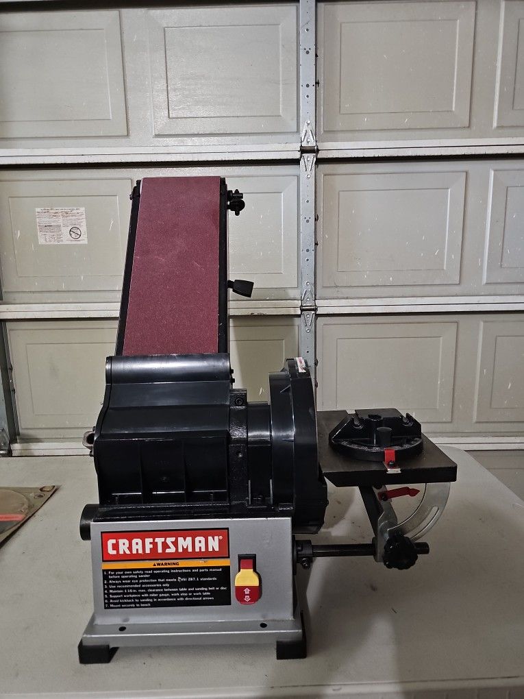 Belt And Disc Sander.