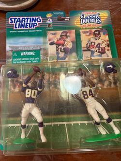 Starting Lineup Classic Doubles NFL Figures #80 & #84