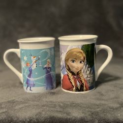 Disney Frozen Coffee/Tea/Cocoa Mugs Set of 2. 