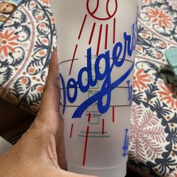 Custom Dodgers Cup 
