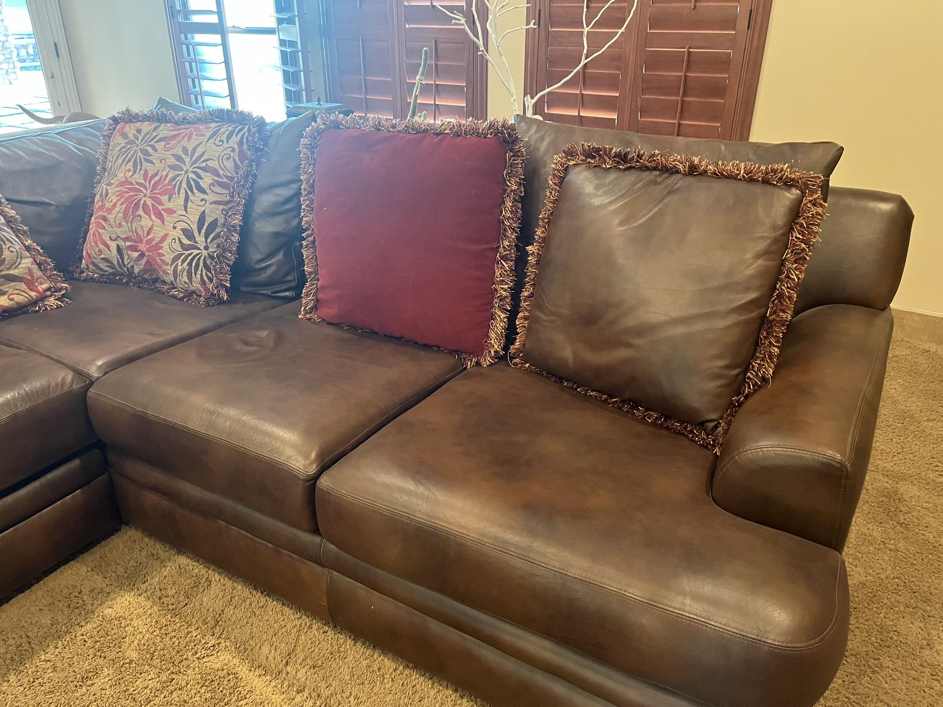 Real Leather Couch for Sale in Gilbert, AZ OfferUp