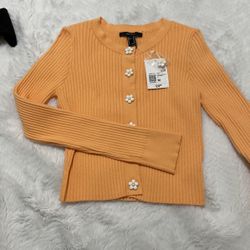 Orange Sweater / Cardigan 