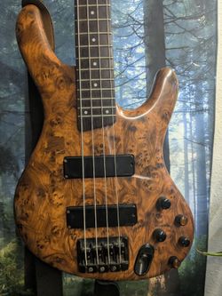 Ibanez 4-String Bass Guitar Burl Top