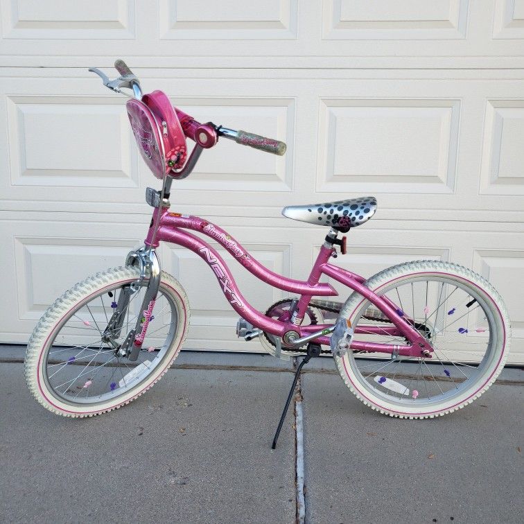 NEXT Slumber Party Pink 20" Girls BMX Bike for Age 6-12 Years