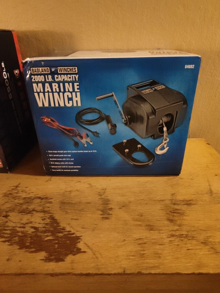 2000 Lb Marine Winch 