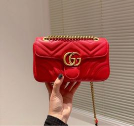 Red Gucci Designer Bag