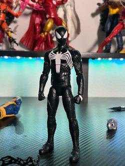 Marvel legends black suit spiderman