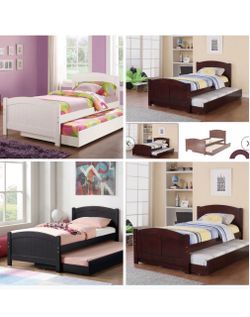 Bed twin and twin not including mattress