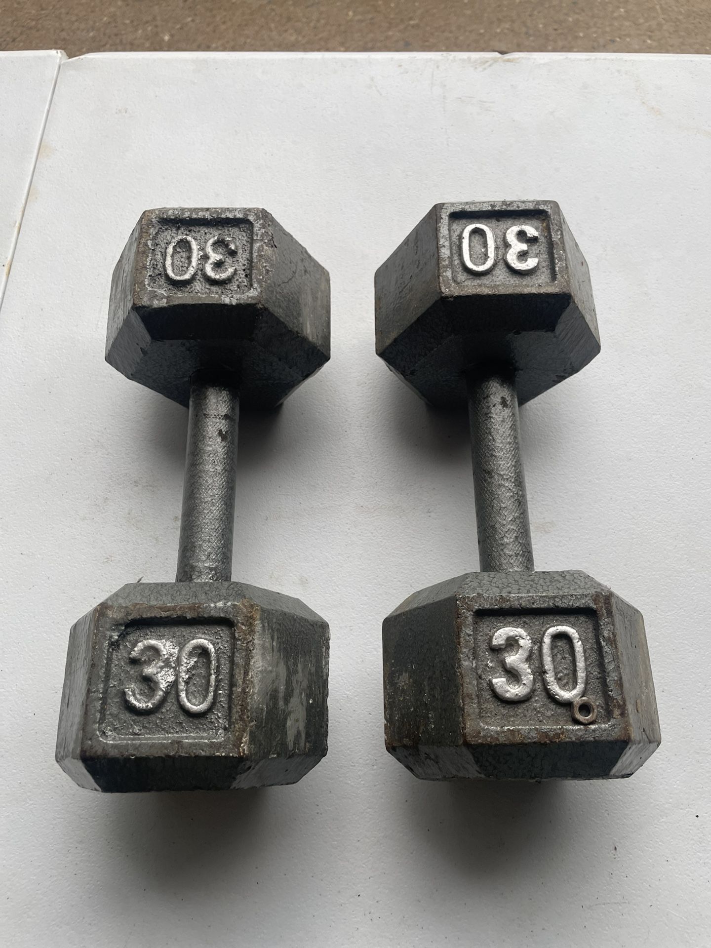 30 Pound DUMBELLS 