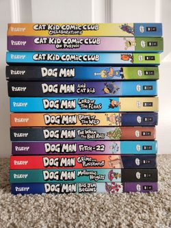 Dog Man and Cat Kid Comic Club books 12 total
