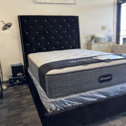 Black Queen Bed Frame 