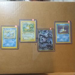 4 Rares ungraded