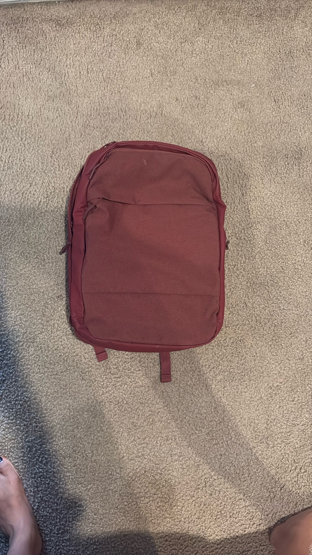 Incase Maroon Backpack