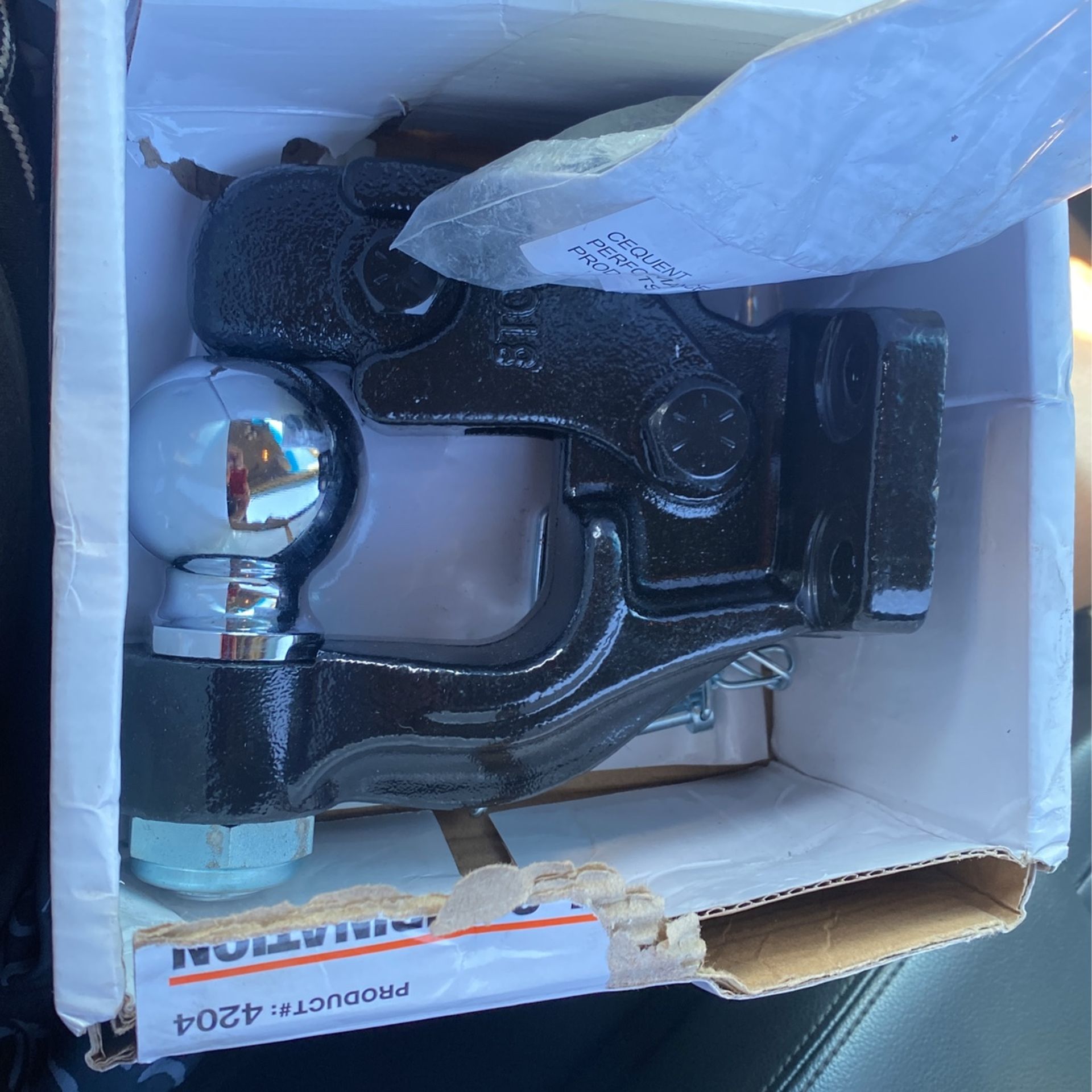 pintle hook and ball combination