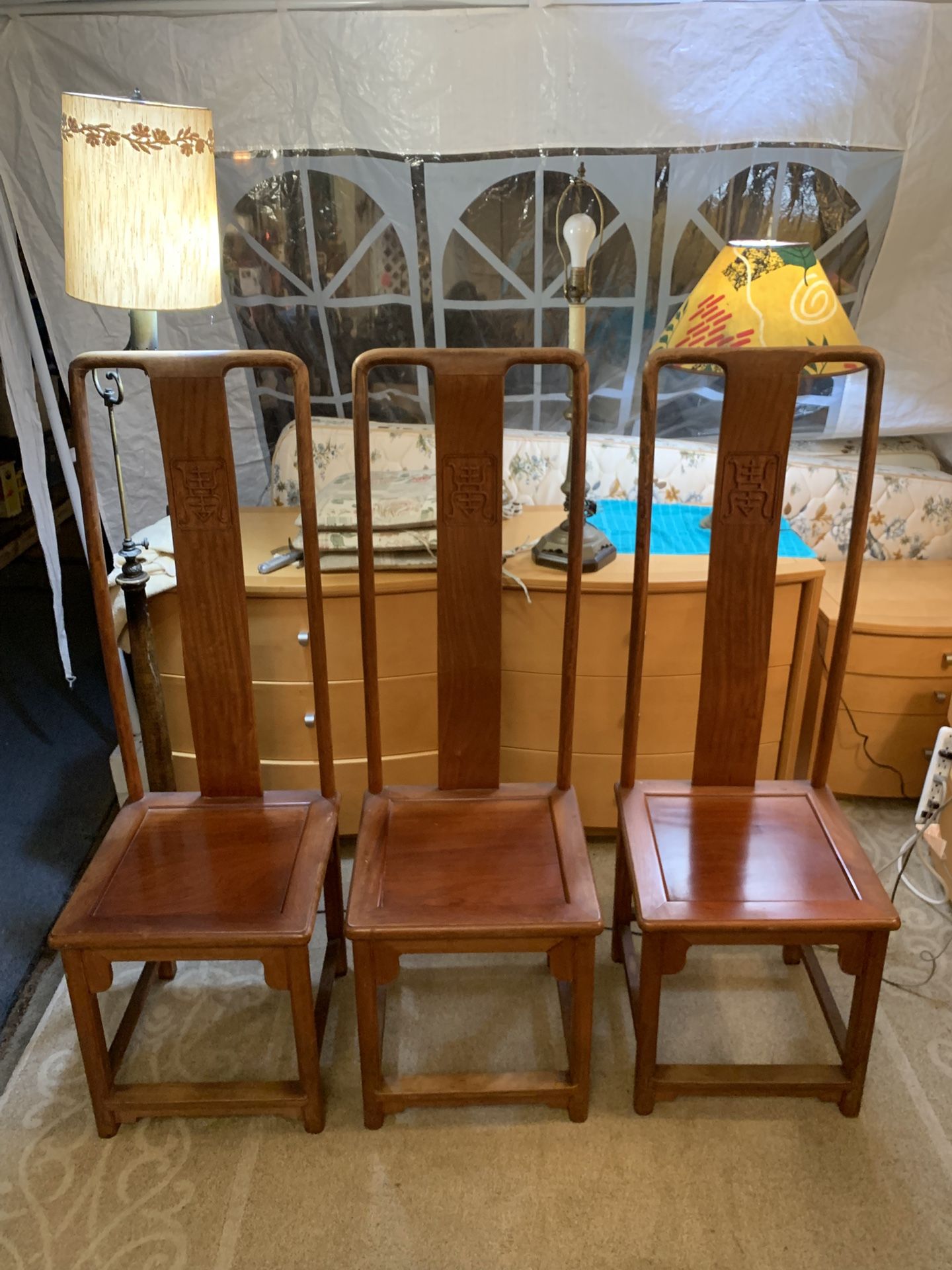 Chinese Chippendale Style Chair with Patchwork $215 Each OBO! {ch},New Products : American Fashion Style Bags On Sale