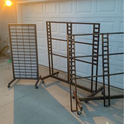 Lot Of 3 Merchandising Racks
