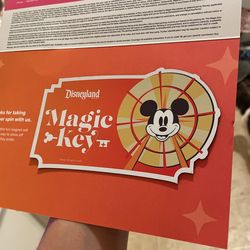 Disneyland Pass holder Magnet 2024