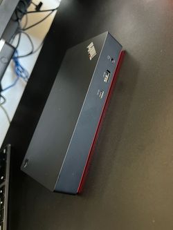 Lenovo Thinkpad Docking Station Dual Monitor - Supports 4K Display, Universal Lenovo Gen 2 Dock with 90W Adapter