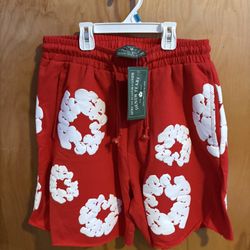 Denim Tears Red Shorts
