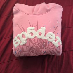 Pink spider Hoodie 