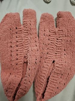 Grandma's Handmade wollen booties