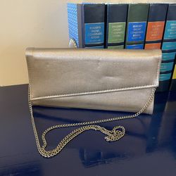 Vintage Gold Evening Bag Clutch with Chain Strap