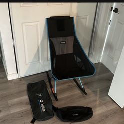 HELINOX 1LB CHAIR W/ROCKER BACKPACKING CAMPING PARK CAR SUPREME TRAVEL GEAR NEW CONDITION AUTHENTIC!