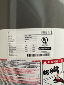 40 gallon low boy water heater