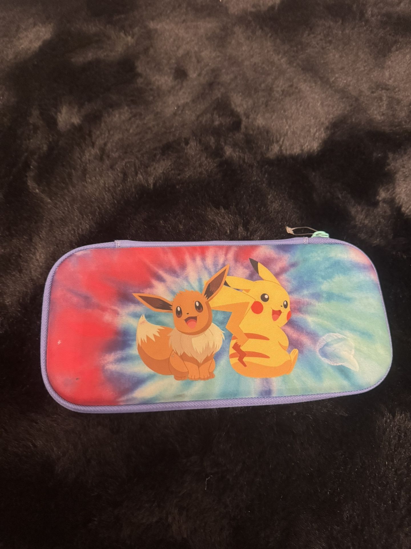 Nintendo Switch Lite PowerA Slim Case Pokemon Eevee and Pikachu Tie-Dye