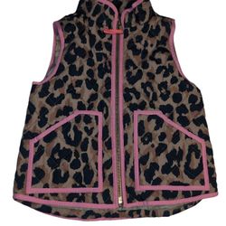 crewcuts/girls coat vest size 2T, animal print