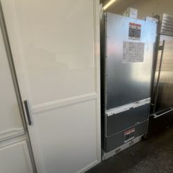 66 inch Fridge And Freezer Column Set Subzero 