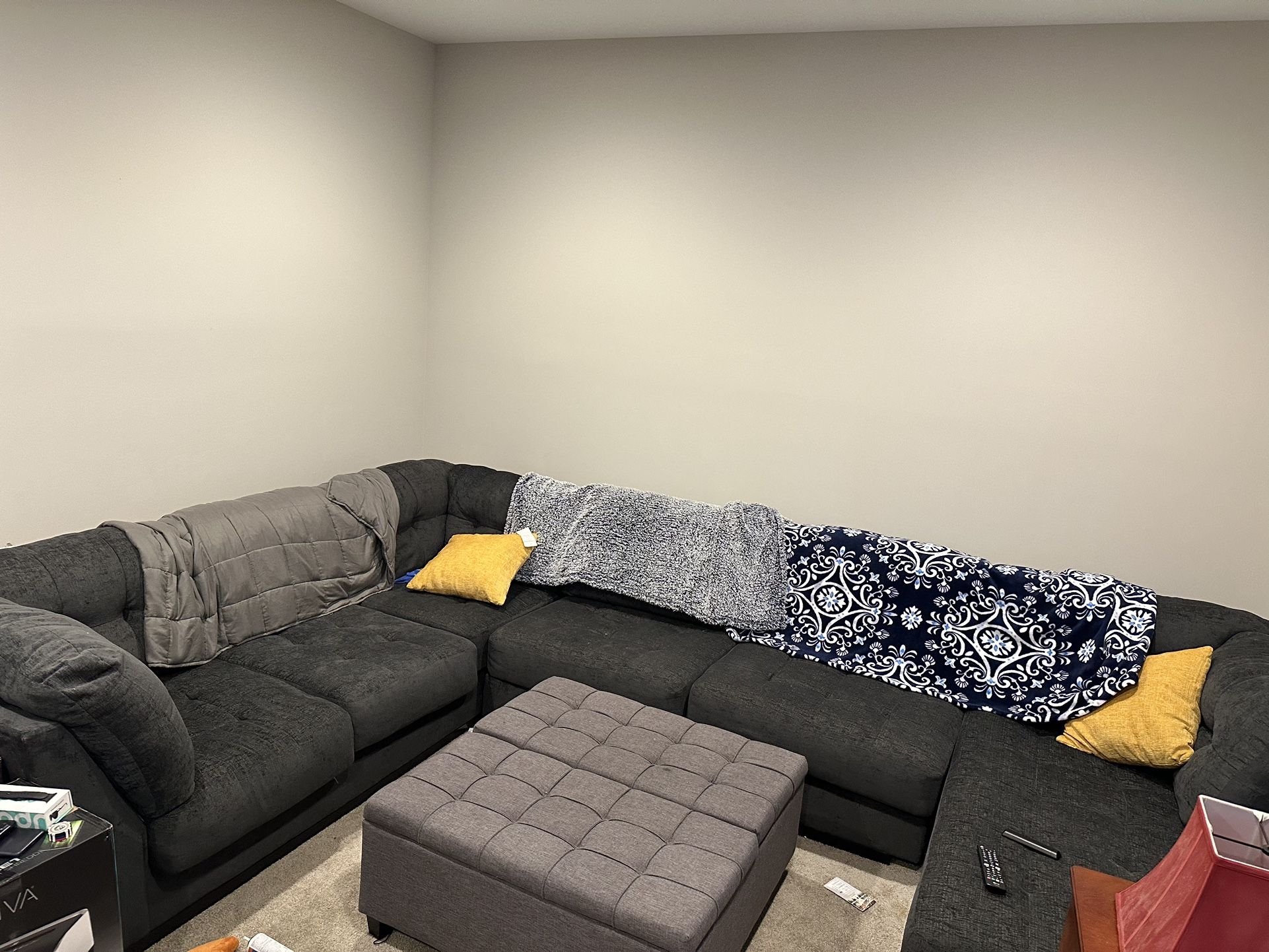 Large Gray Sectional