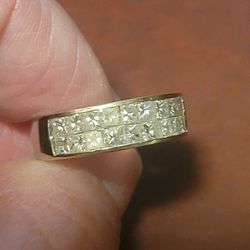 Wedding Band 14k Real Diamonds 