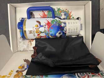 Stanley 2026 FIFA World Cup Tumbler Gift Set 40oz w/ Straw & Carry Bag New
