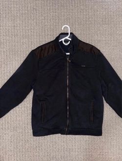 Calvin Klein Jeans Full-Zip Mock Neck Sweater Jacket — Men’s XL