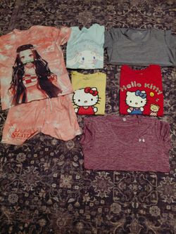 Girls shirts & short set $5 for all