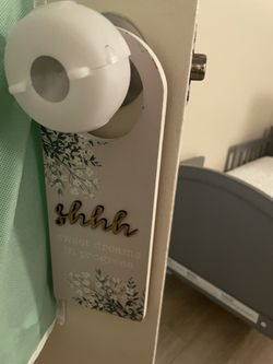 Baby Door Sign
