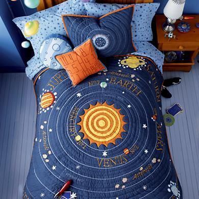 Land of Nod/Crate and Kids Solar System (Space) Bedding!